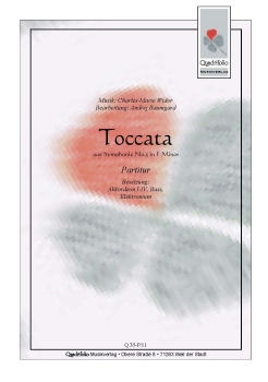 Toccata aus der Orgelsinfonie Nr.5 - Partitur